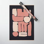 Modern Abstract Minimal Shapes 167 Wrapping Paper Gallery Image 1