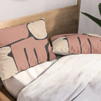 Modern Abstract Minimal Shapes 167 Pillow Sham Gallery Image 2
