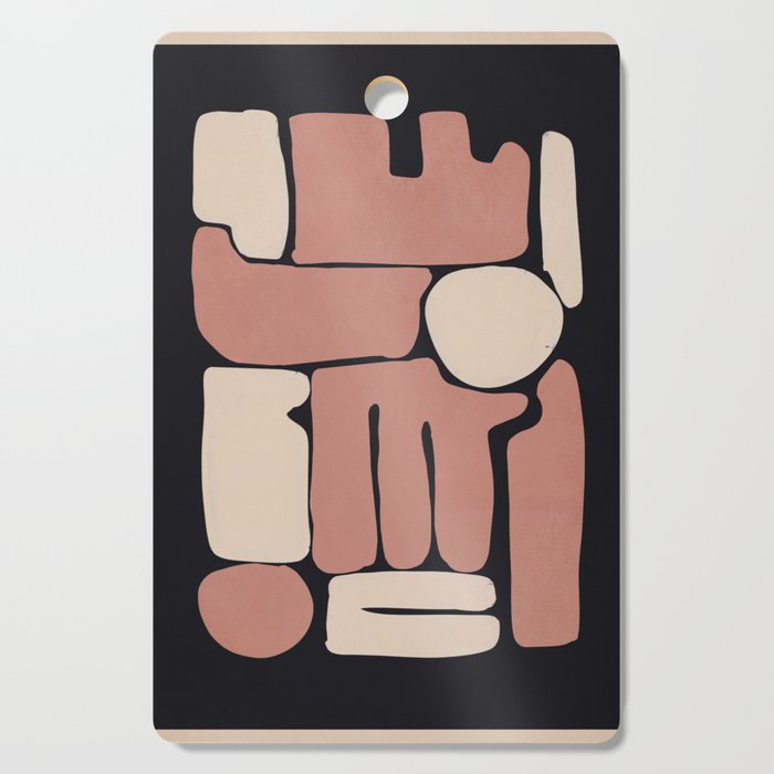 Modern Abstract Minimal Shapes 167 Cutting Board Gallery Image 1