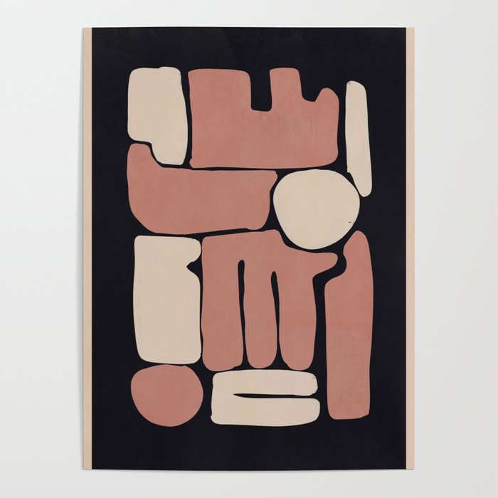 Modern Abstract Minimal Shapes 167 Poster Gallery Image 4