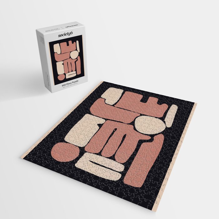 Modern Abstract Minimal Shapes 167 Jigsaw Puzzle Gallery Image 2
