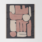 Modern Abstract Minimal Shapes 167 Throw Blanket Gallery Image 2