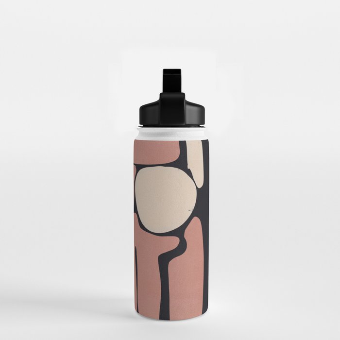 Modern Abstract Minimal Shapes 167 Water Bottle Gallery Image 2