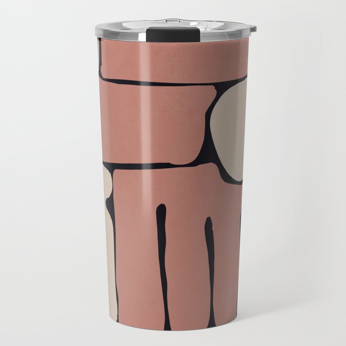 Modern Abstract Minimal Shapes 167 Travel Mug Gallery Image 1