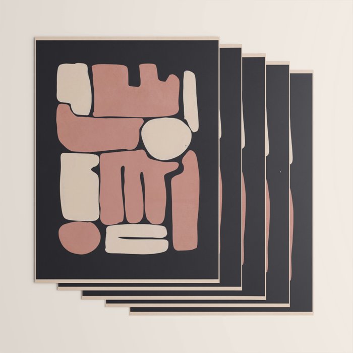 Modern Abstract Minimal Shapes 167 Wrapping Paper Gallery Image 3