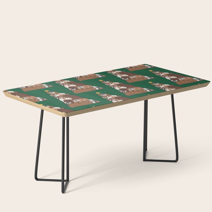 Christmas Tree English Bulldog Coffee Table Gallery Image 1