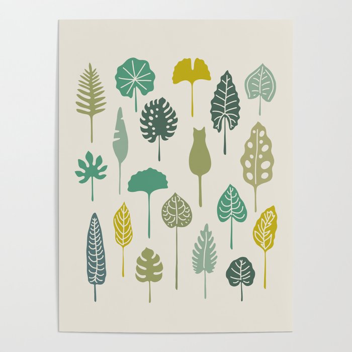 Cat and Plant 49 Poster Gallery Image 1