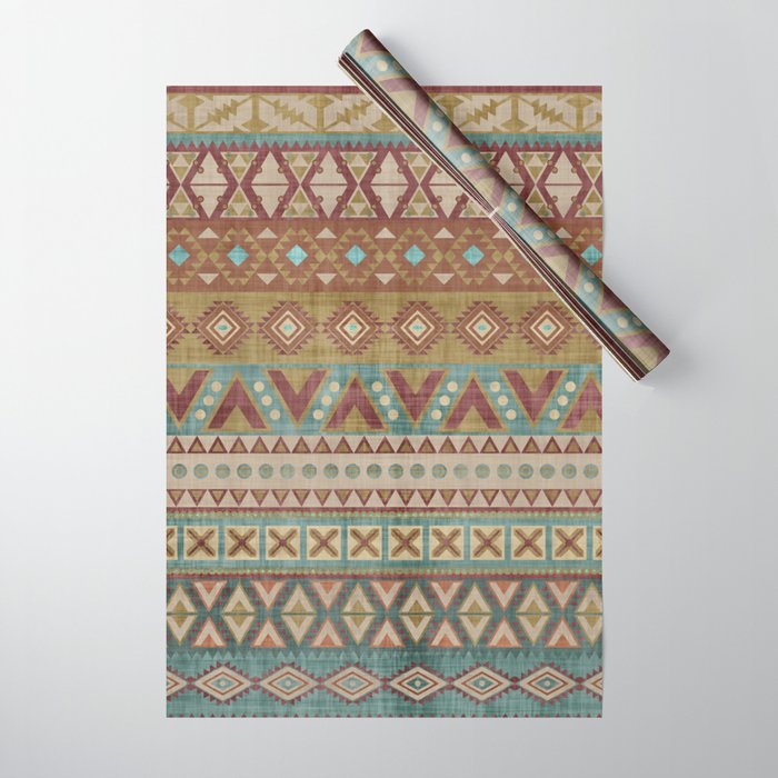 Country Western Boho Wrapping Paper Gallery Image 1