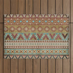 Country Western Boho Outdoor Rug Gallery Image 1