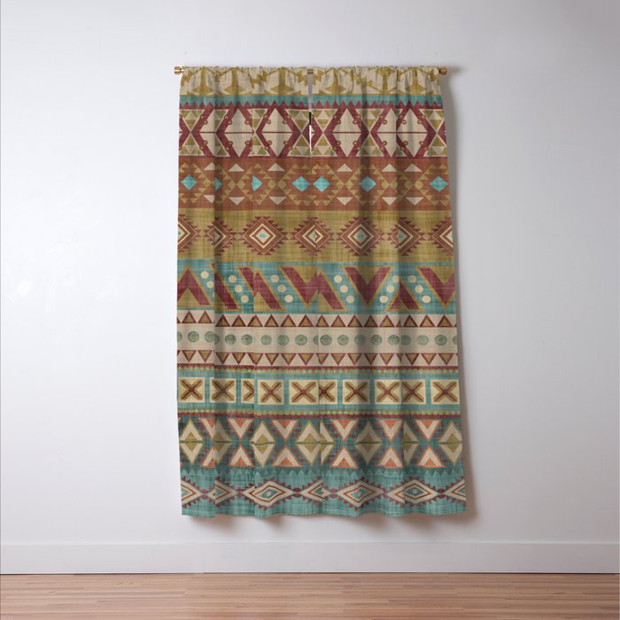 Country Western Boho Window Curtain Gallery Image 3