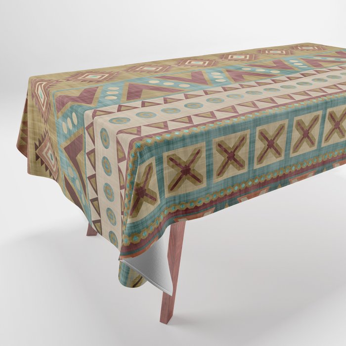 Country Western Boho Tablecloth Gallery Image 1