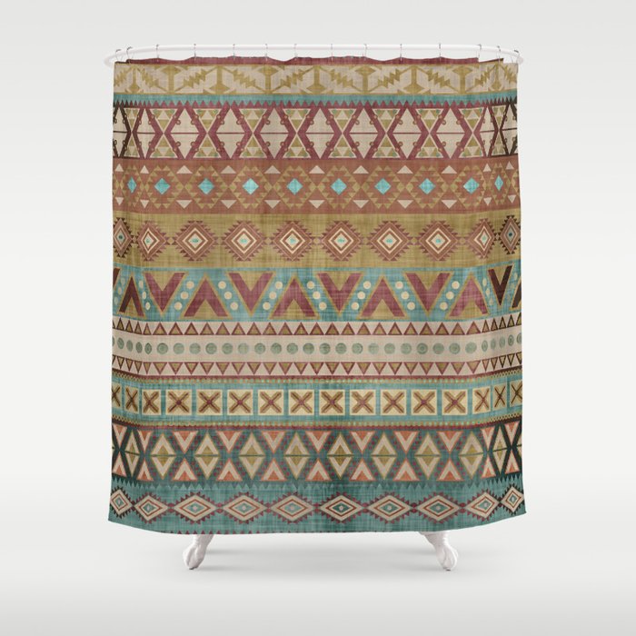 Country Western Boho Shower Curtain Gallery Image 1