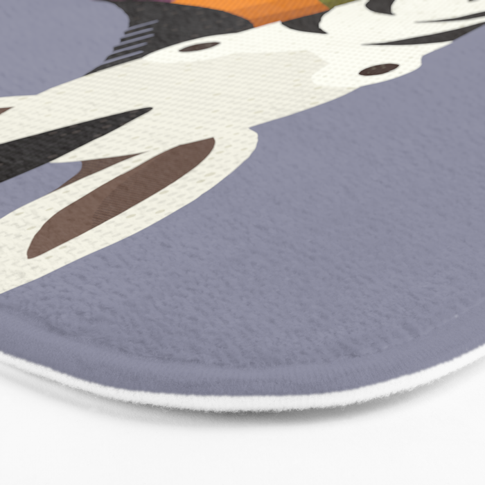 Zebra Bath Mat Gallery Image 3