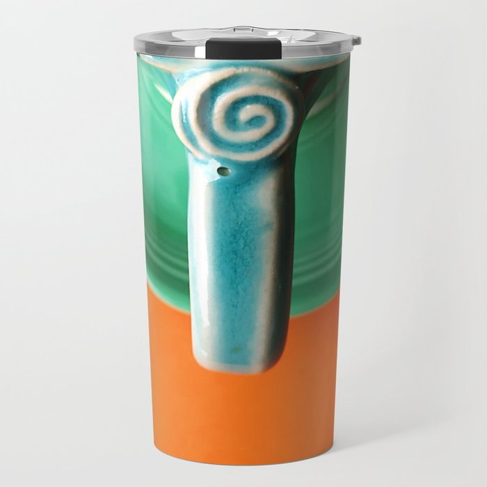Morning Ritual colorful coffee mug photograph still life Travel Mug Gallery Image 1