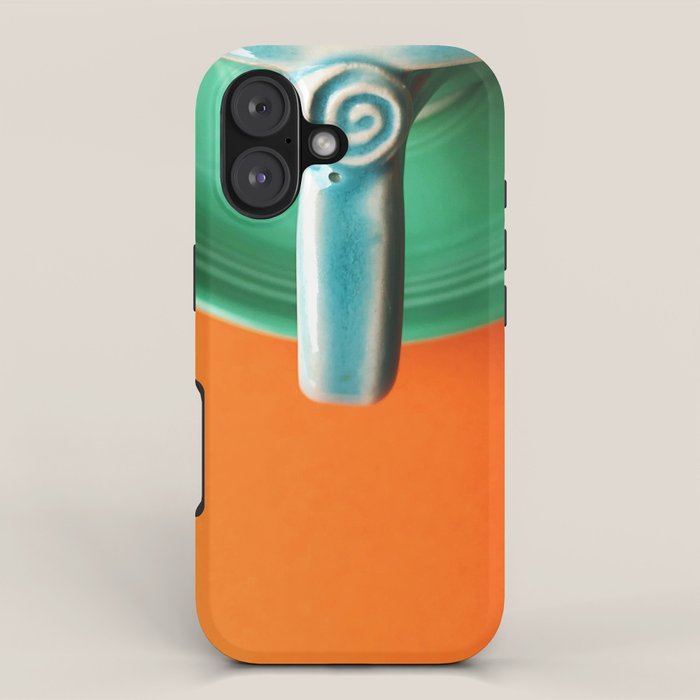 Morning Ritual colorful coffee mug photograph still life iPhone Case Gallery Image 1