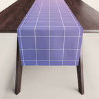 purple / pink - grid Table Runner Gallery Image 1