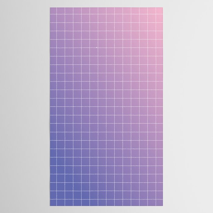 purple / pink - grid Tablecloth Gallery Image 2