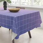 purple / pink - grid Tablecloth Gallery Image 3