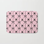 Spider and Bows on Pink Bath Mat Gallery Image 1