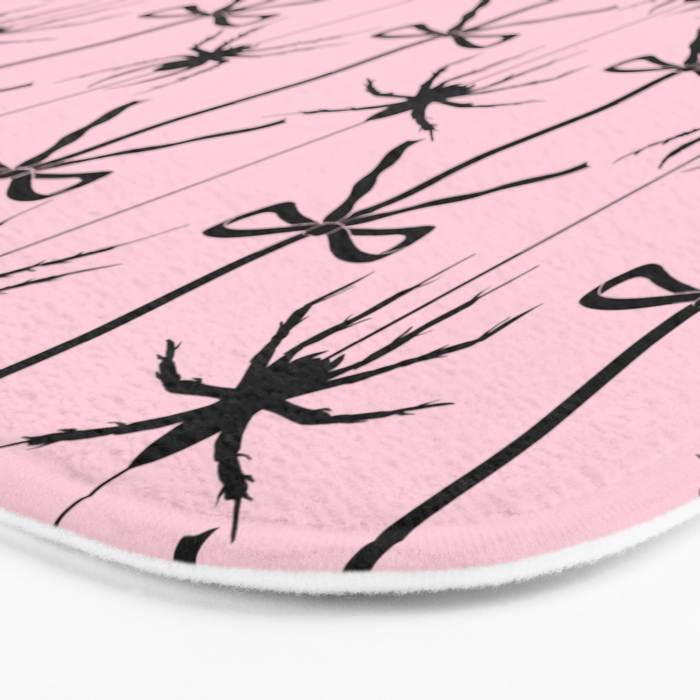 Spider and Bows on Pink Bath Mat Gallery Image 3