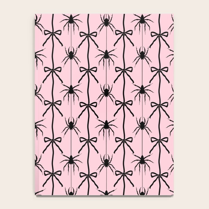 Spider and Bows on Pink Notebook Gallery Image 4