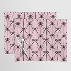 Spider and Bows on Pink Placemat Gallery Image 1