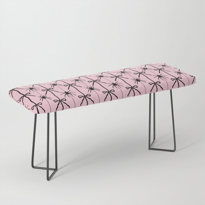 Spider and Bows on Pink Bench Gallery Image 1