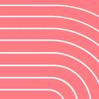 Minimal Arch XXIX Coral Pink Modern Geometric Lines Coffee Mug Gallery Image 2