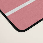Minimal Arch XXIX Coral Pink Modern Geometric Lines Desk Mat Gallery Image 4