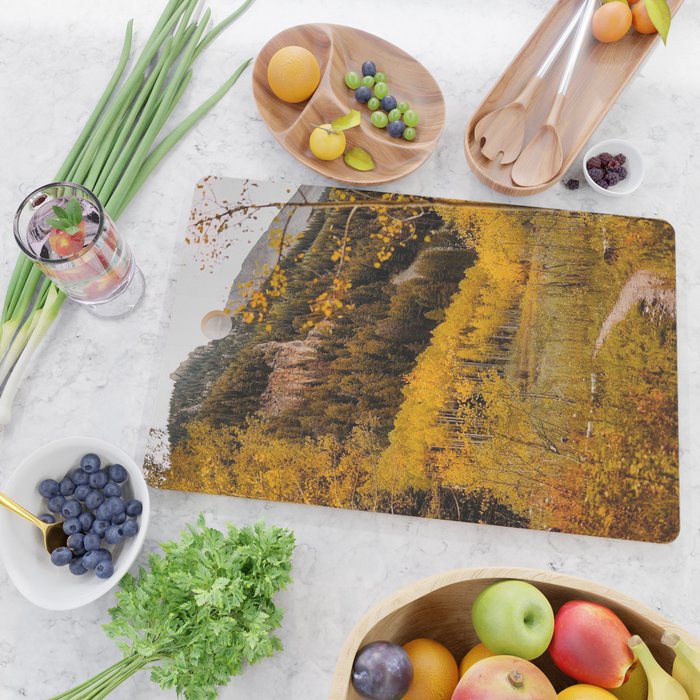 Autumn in Aspen Cutting Board Gallery Image 2