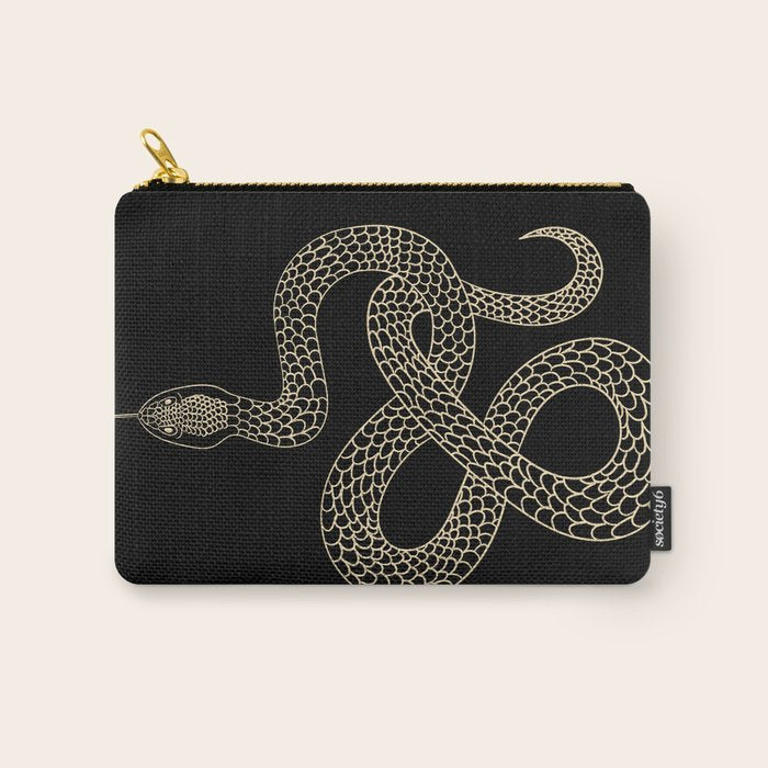 Vintage line snake Carry All Pouch