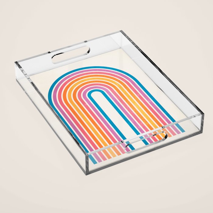 Vintage California Arch Acrylic Tray Gallery Image 1