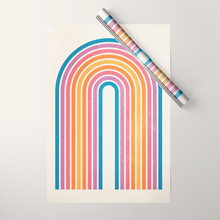 Vintage California Arch Wrapping Paper Gallery Image 1