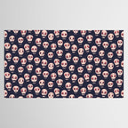 Skulls funny spooky pattern, halloween Tablecloth Gallery Image 2