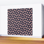 Skulls funny spooky pattern, halloween Wall Mural Gallery Image 2