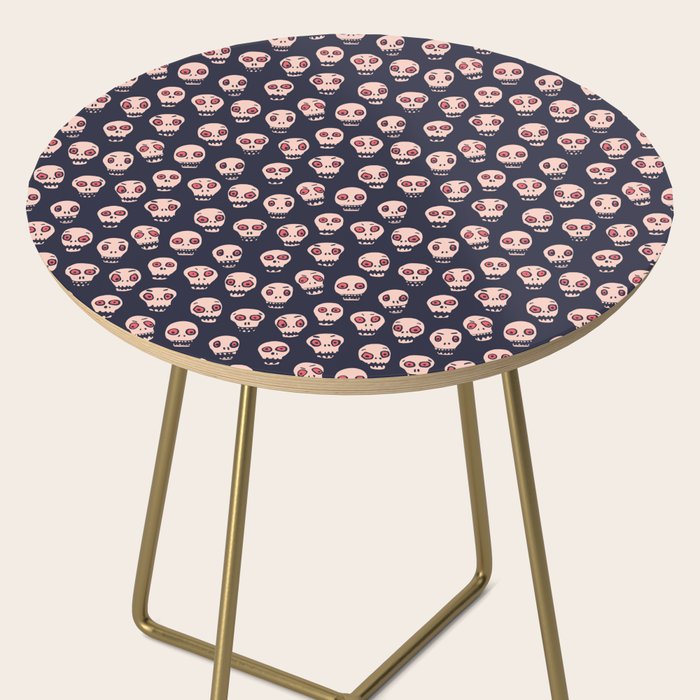 Skulls funny spooky pattern, halloween Side Table Gallery Image 2
