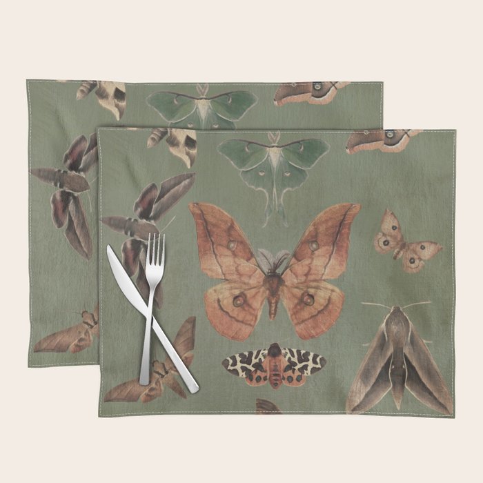 Night butterflies Placemat Gallery Image 1