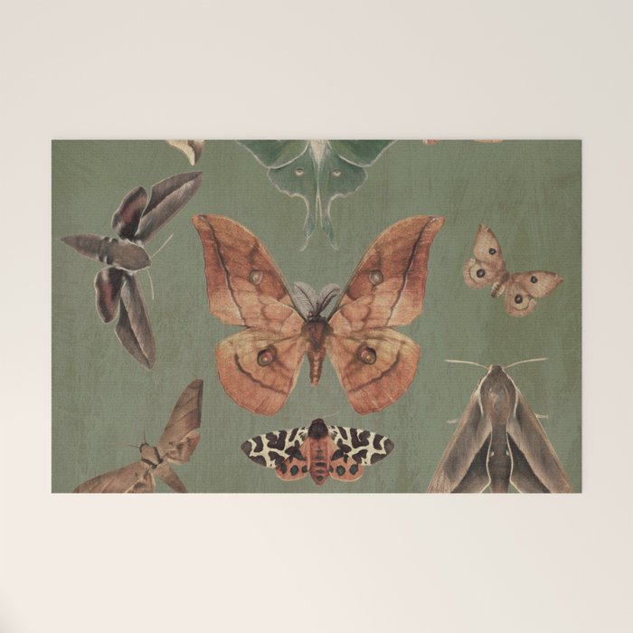 Night butterflies Welcome Mat Gallery Image 1