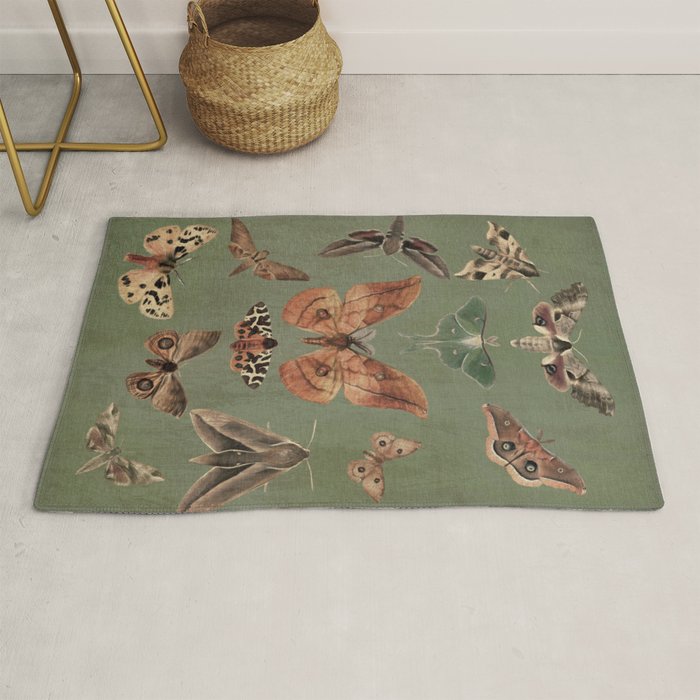 Night butterflies Rug Gallery Image 1