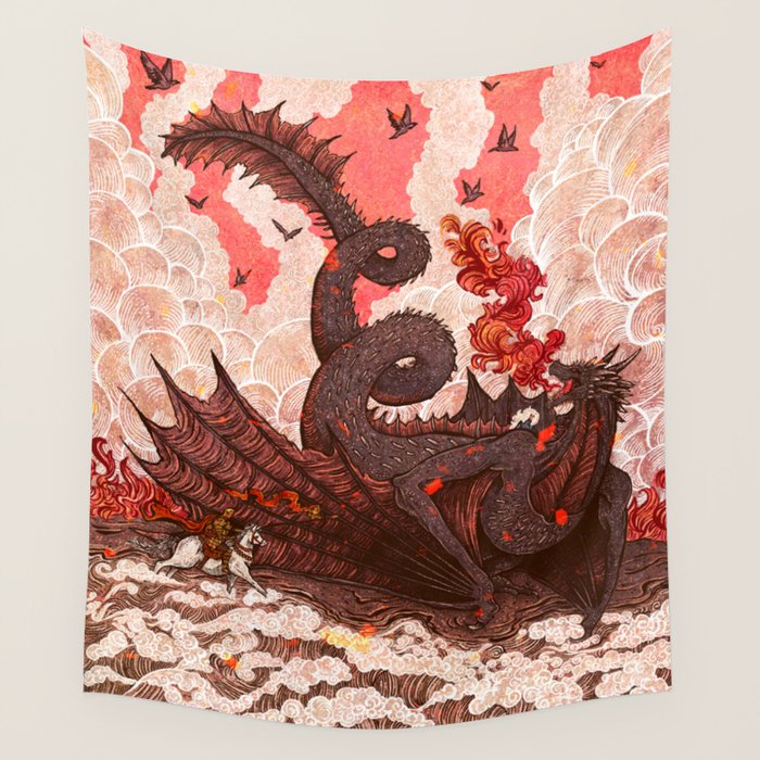 Dragonslayer II Wall Tapestry Gallery Image 4