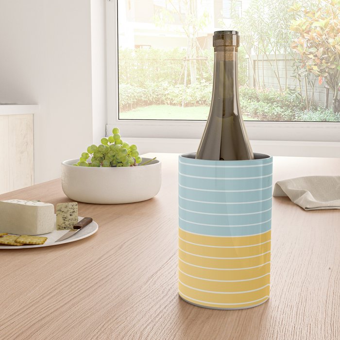 Two Tone Line Curvature II Wine Chiller Gallery Image 4
