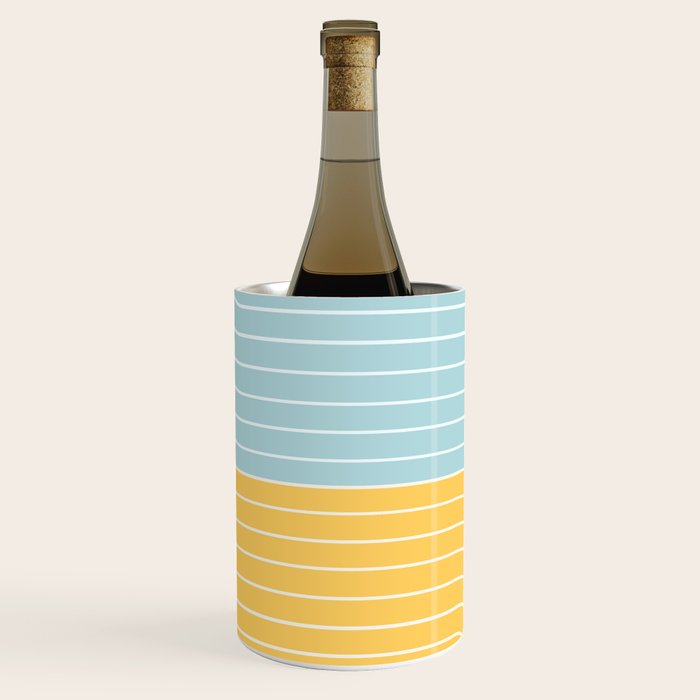 Two Tone Line Curvature II Wine Chiller Gallery Image 1