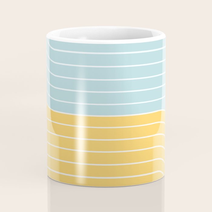 Two Tone Line Curvature II Coffee Mug Gallery Image 4