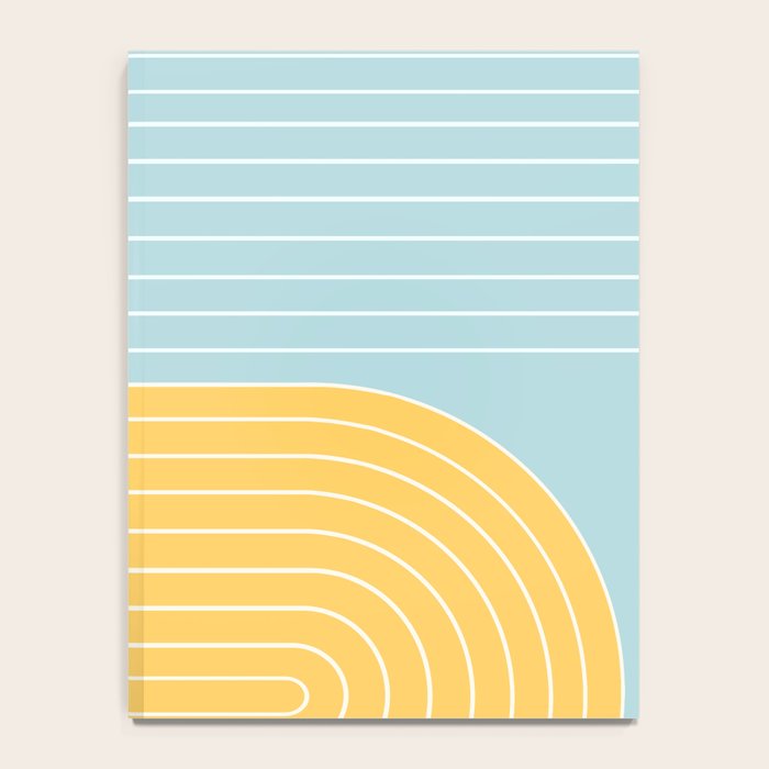 Two Tone Line Curvature II Notebook Gallery Image 4