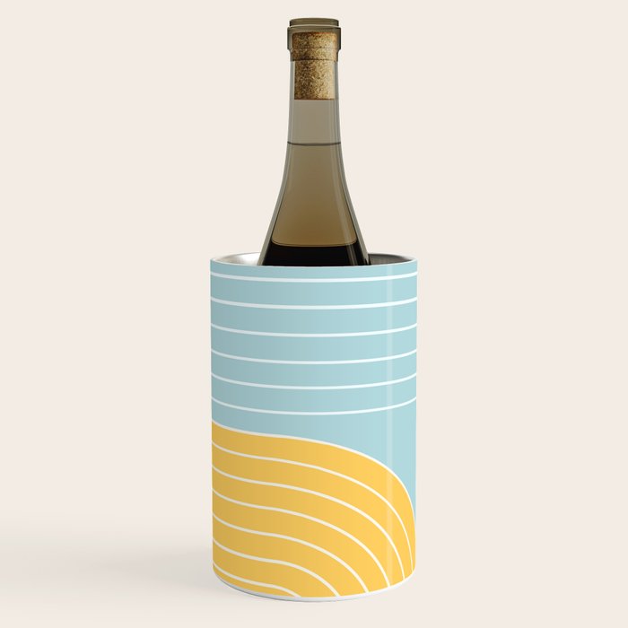 Two Tone Line Curvature II Wine Chiller Gallery Image 3