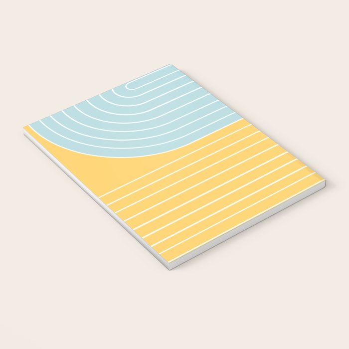Two Tone Line Curvature II Notebook Gallery Image 3