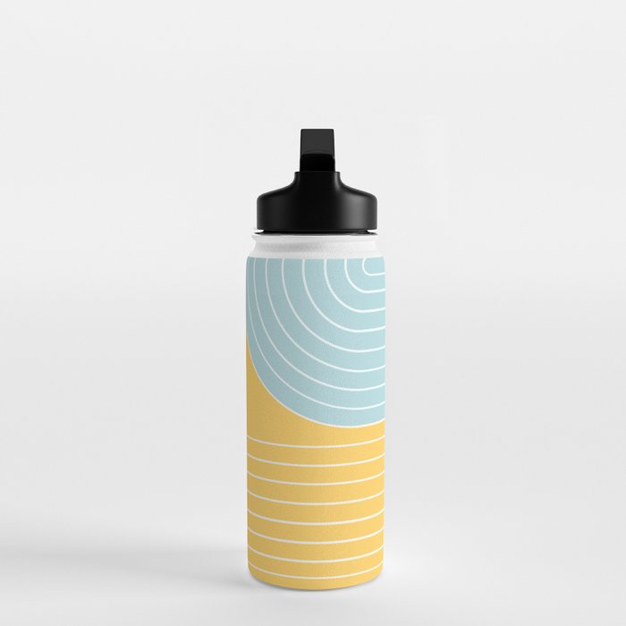 Two Tone Line Curvature II Water Bottle Gallery Image 3