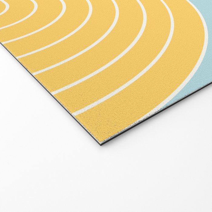Two Tone Line Curvature II Welcome Mat Gallery Image 2