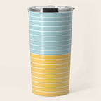 Two Tone Line Curvature II Travel Mug Gallery Image 1