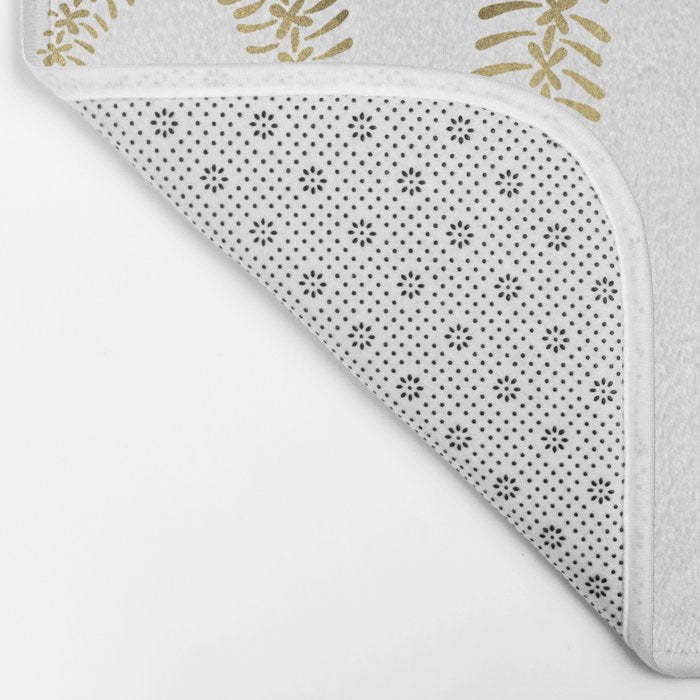 Snake Skeleton - Gold Bath Mat Gallery Image 2